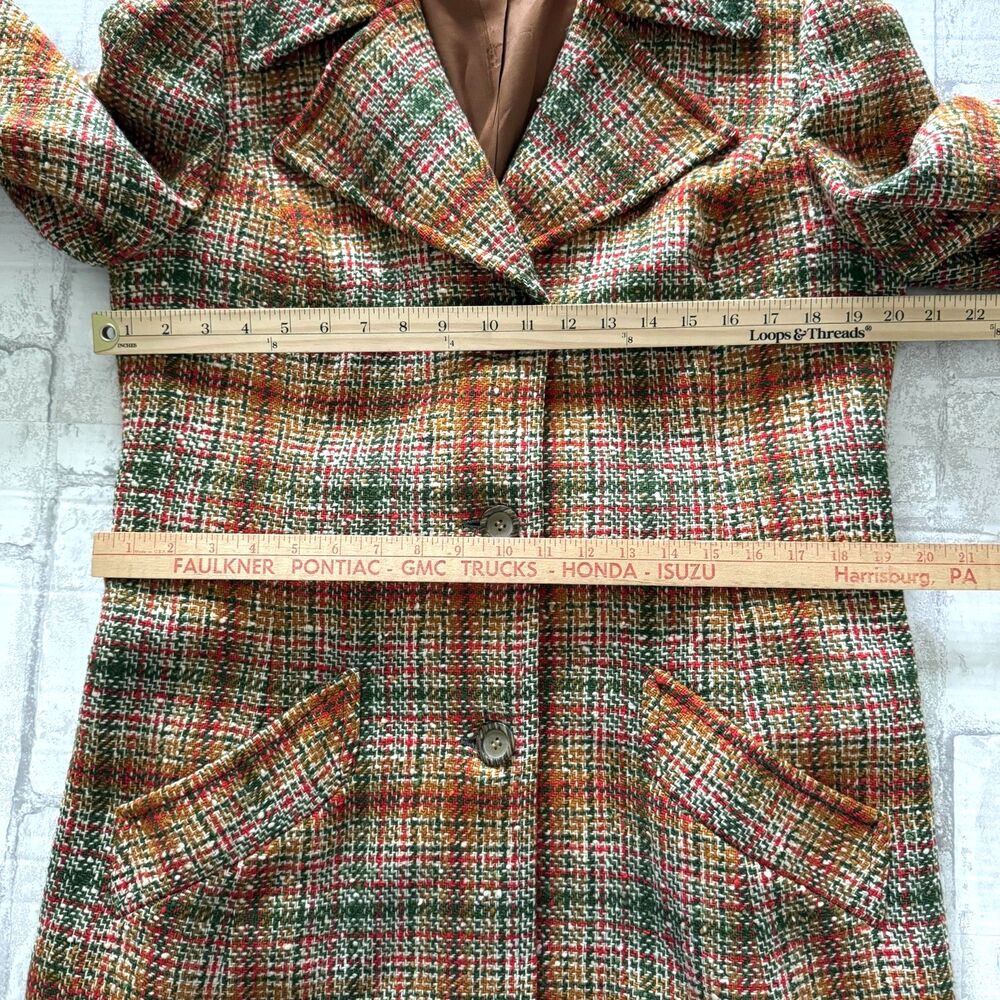 VTG Pendleton Virgin Wool Plaid 3 Piece Suit Blazer Skirt Trousers Old Money 18 - Picture 6 of 16